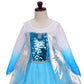 Dressy Daisy Girls' Ice Princess Dress Costume Birthday Halloween Christmas Fancy Party Dresses With Cape Size 6-6X Style B