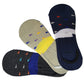 Cotson Men Cotton No Show Invisible Loafer Socks Pack Of 3 D4