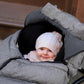 7AM Enfant Car Seat Covers - Cocoon Baby Cover for Boys & Girls, Rain & Snow Repellent, Breathable Windproof, Center Zipper, Uni