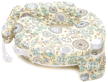 My Brest Friend Original Nursing Pillow Slipcover Sleeve | Great For Breastfeeding Moms | Pillow Not Included, Yellow, Green