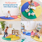 Ecr4Kids Softzone All-Around Activity Mat, Reading Nook, Assorted, 4-Piece