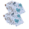 Trance Home Linen Super Soft 100% Cotton Thin Malmal Face Towels|Reusable Hygiene Wash Cloth|Napkin For New Babies|Soft Hankies 