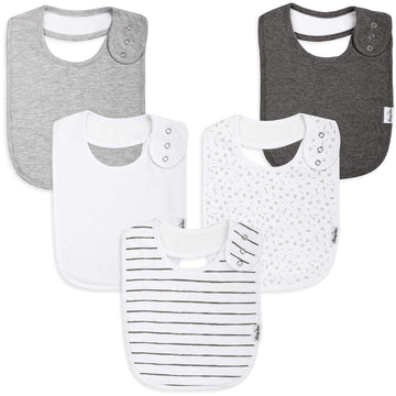 Kiddystar Toddler Bibs Multi-Pack - Organic Cotton, Soft Absorbent Bandana Bibs For Teething, Drooling & Feeding
