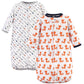 Hudson Baby Unisex Baby Cotton Long-Sleeve Wearable Sleeping Bag, Sack, Blanket, Foxes, 3-9 Months