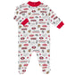 Nfl San Francisco 49Ers 3 Pack Bodysuit Sleep N Play Footie Cap Registry Gift Set, Red San Francisco 49Ers New, 3-6 Months