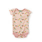 Ecoable Organic Cotton Baby Short Sleeve Bodysuit Onesie (9-12 Months, Cloud Pink)