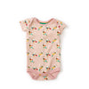 Ecoable Organic Cotton Baby Short Sleeve Bodysuit Onesie (9-12 Months, Cloud Pink)