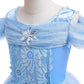 Dressy Daisy Girls' Princess Dress Costume Christmas Halloween Fancy Dresses Up Butterfly Size 4-5 Blue