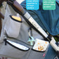 Nuby Fabric Side Stroller Organizer: Keeps Essentials Organized Gray