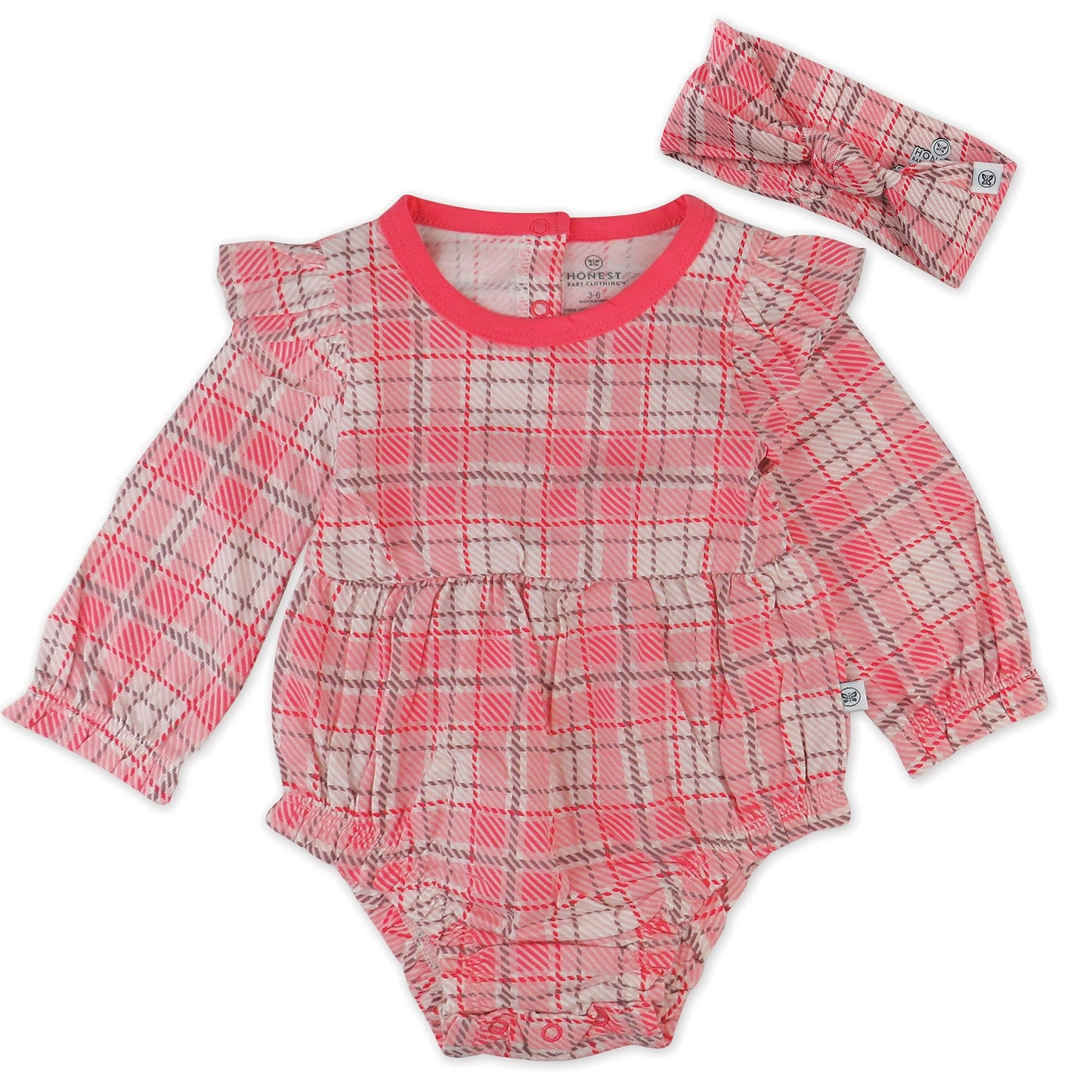 Honestbaby Multipack Short Romper Sets And Dresses 100% Organic Cotton For Infant Baby And Toddler Boys, Girls, Unisex, Romantic