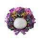 Vemonllas Newborn Photography Props Boys Girls Floral Sitter Hat Baby Photo Props Flowers Bonnet (Purple)