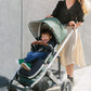 UPPAbaby Performance Rain Shield for Vista and Cruz Strollers / Waterproof and Windproof Coverage / Ventilated Design / Quick At
