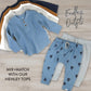 Honestbaby Multipack Honest Pants Joggers Pull On 100% Organic Cotton For Infant Baby And Toddler, Boys, Girls, Unisex, Blue Lio
