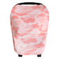 Baby Car Seat Cover Canopy And Nursing Cover Multi-Use Stretchy 5 In 1 Gift'Remi' By Copper Pearl
