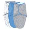 SwaddleMe Original Swaddle  Size Small/Medium, 03 Months, 3Pack (Dino Time) Easy to Use Newborn Swaddle Wrap Keeps Baby Cozy 