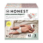 The Honest Company Clean Conscious Diapers | Plant-Based, Sustainable | Wild Thang + Flower Power | Club Box, Size 3 (16-28 Lbs)