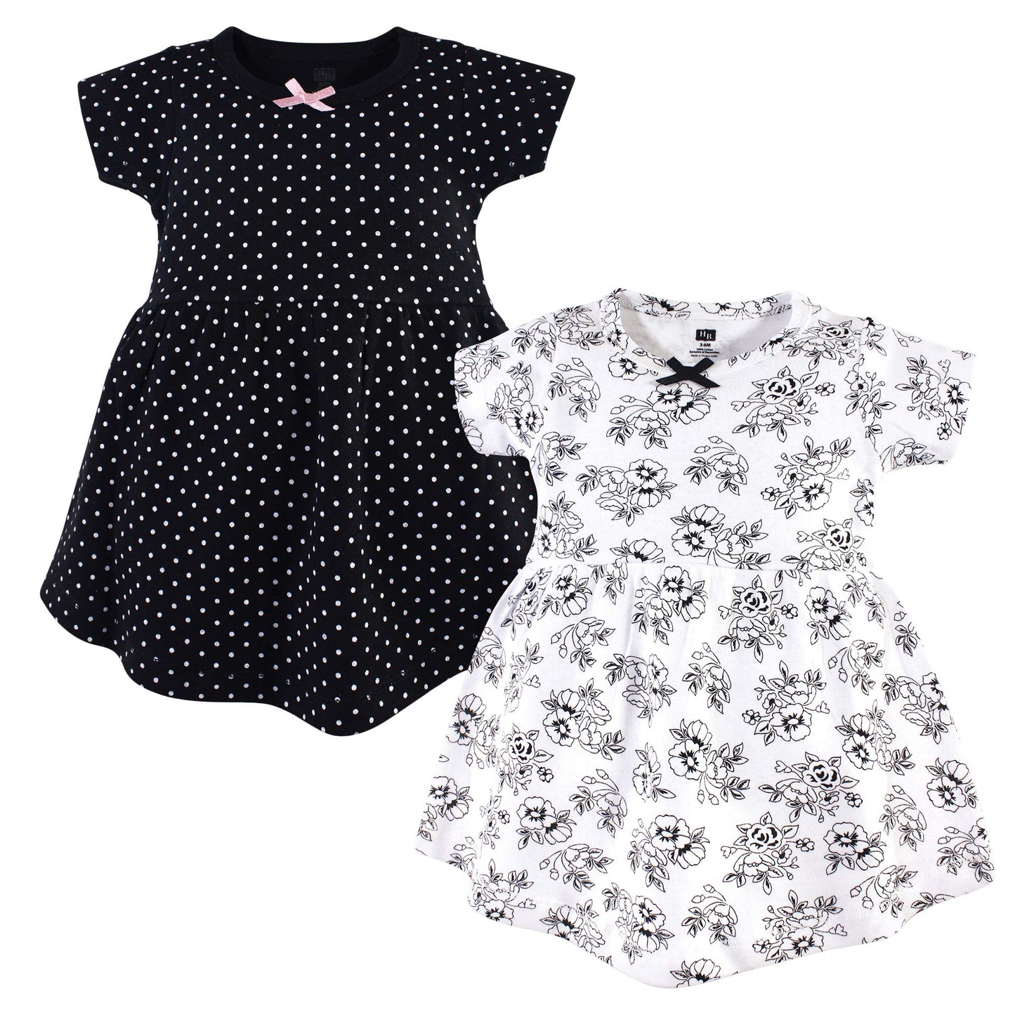 Hudson Baby Infant And Toddler Girl Cotton Dresses Toile, 2 Toddler