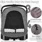 Waterproof Baby Car Seat Cover Compatible With Doona Car Seat And Stroller,Patented Windproof Car Seat Canopy For Boys & Girls,