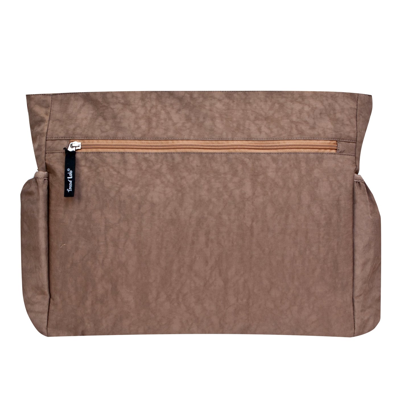 Trend Lab Brown Crinkle Tote Diaper Bag, Brown