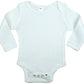 Earth Elements Baby Long Sleeve Bodysuit 0-3 Months White