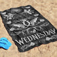 Jay Franco Wednesday Addams Bath Pool Beach Towel - Skull & Ravens Super Soft & Absorbent 100% Cotton Towel, Measures 28 X 58