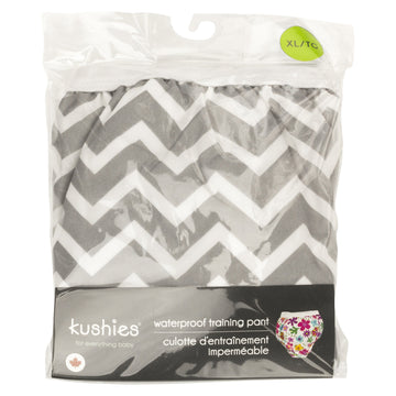 Kushies Baby Waterproof Training Pant (29-33 Pounds), Grey, Medium
