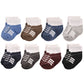 Hudson Baby Unisex Cotton Rich Newborn And Terry Socks, Sneaker Navy Gray, 0-6 Months Us