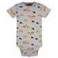 Gerber Baby Boys 8-Pack Short Sleeve Onesies Bodysuits Shirt, Transportation Zone, 3-6 Months US