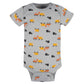 Gerber Baby Boy'S 8-Pack Short Sleeve Onesies Bodysuits, Transportation Zone, Newborn