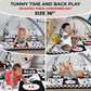 Quokka Padded Baby Mat For Floor Tummy Time - Super Soft Black&White Play Mat For Kids Toddlers & Infants - 6 Toys | Thick Pad |