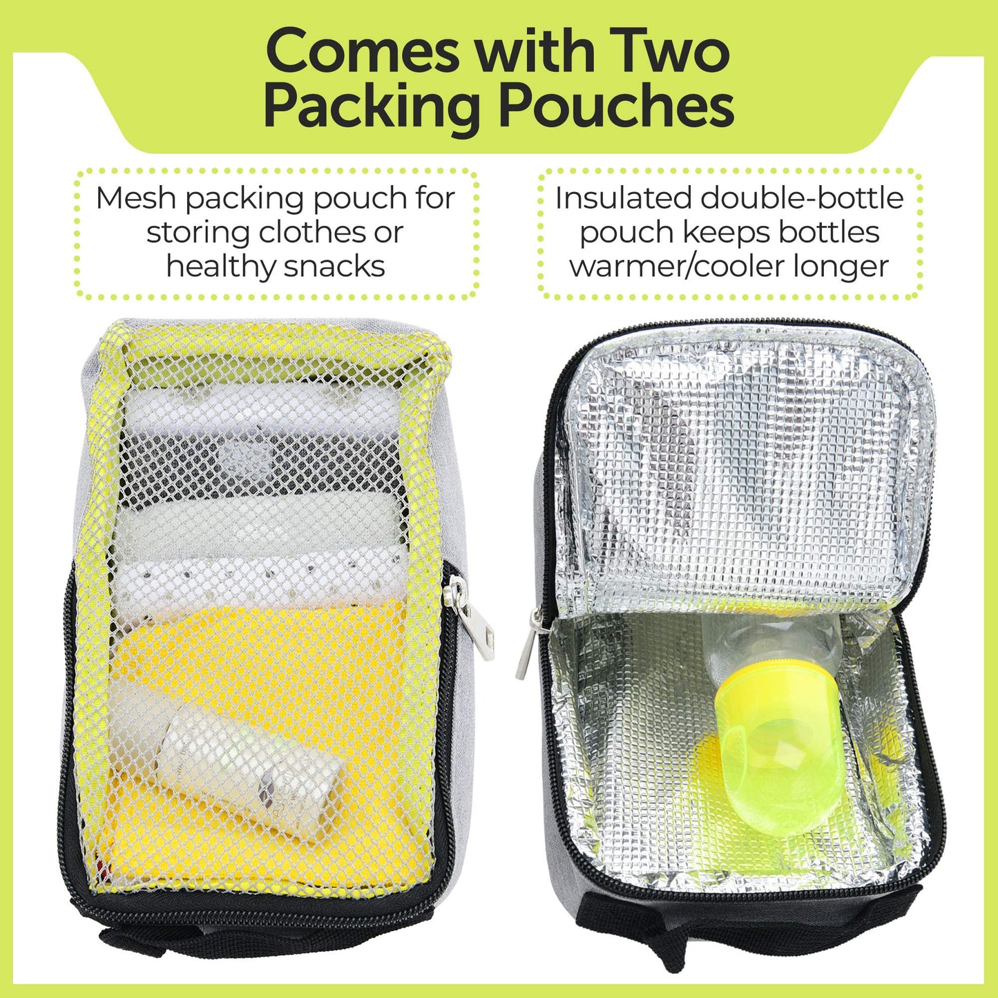 Diaper Backpack For Mom And Dad - Stylish Designer Diaper Bag For Women And Men, Boys And Girls - Baby Bookbag Includes Changing