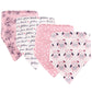 Hudson Baby Unisex Baby Cotton Bandana Bibs, Owl, One Size