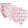 Hudson Baby Unisex Baby Cotton Bandana Bibs, Owl, One Size