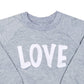 Y&Tbaby Mommy And Me Love Print Long Sleeve Pullover Tee Tops Family Matching Casual Sweatshirt T-Shirt Clothes Outfits(Grey,Dau