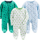 Simple Joys By Carter'S Baby 3-Pack Sleep And Play, Cars/Dinosaur/Sports Pack, 6-9 Months