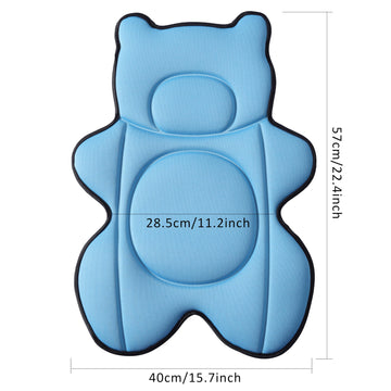 Ihaapsi Infant Baby Bath Cushion,Fits Inside Most Baby Bathtubs, Breathable Soft Baby Bath Support Seat,Baby Bath Pad Bath Pillo