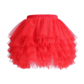 Elamccor Baby Girls' Tutu Skirt Toddler 6 Layered Tulle Tutus 1-8T