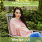 Weesprout Nursing Cover For Breastfeeding, Soft & Breathable Nursing Poncho, Neck Insert For Hands-Free View, Machine Washable &