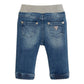 Guess Baby Boys Pull-On Knit Denim Pants, Original Light Blue Wash, 3 Months Us