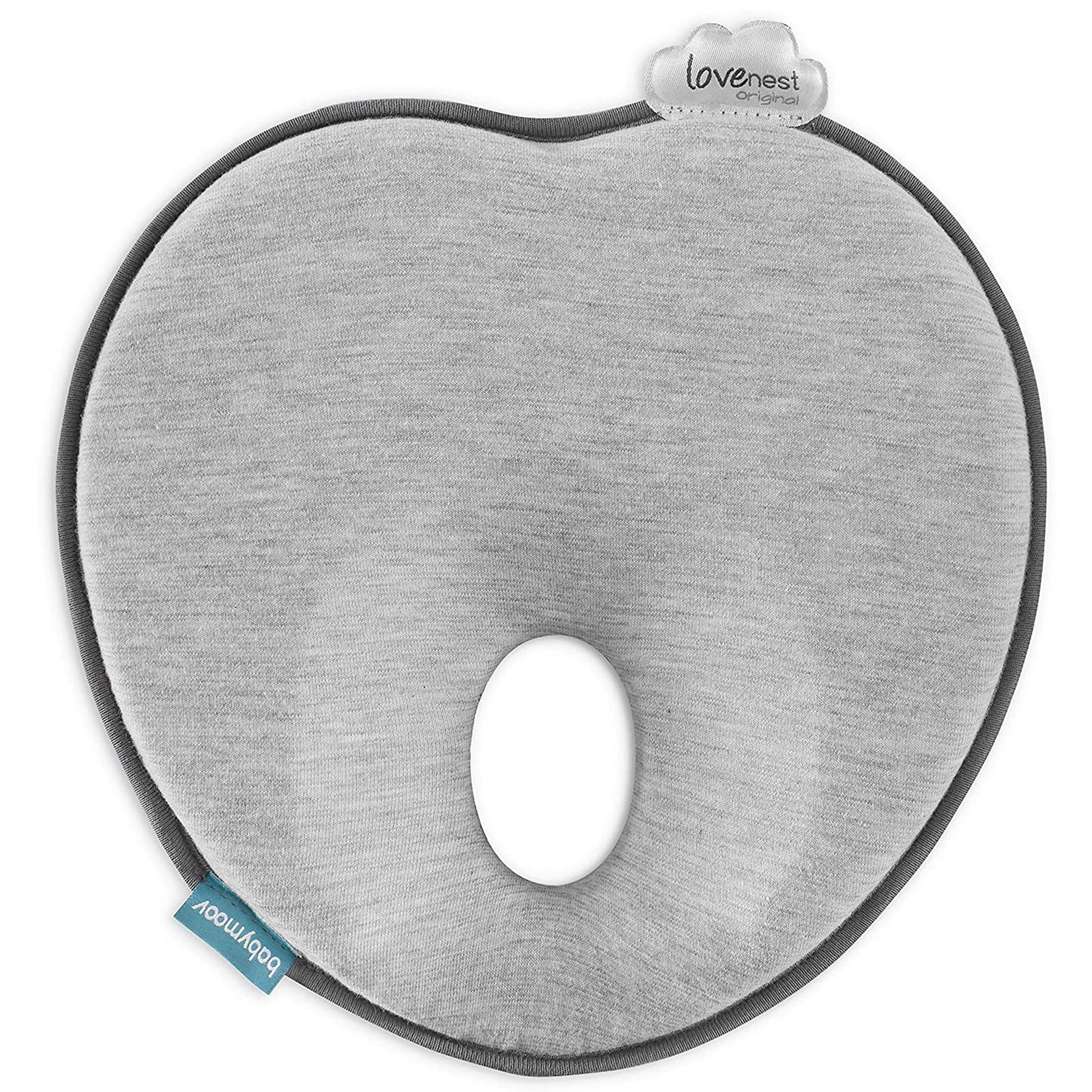 Babymoov Lovenest Organic Baby Infant Cushion, Pediatrician Designed Versatile, Comfortable, Machine-Washable Head And Neck Supp