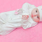 Lilax Baby Girl Jewels Crown Layette 4 Piece Gift Set 0-3 Months Pink