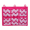 Bacati MixNMatch Zigzag Wall/Crib Storage Organizer, Pink