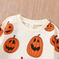 Mozikqin Toddler Baby Halloween Outfit Boy Girl Pumpkin Sweatshirt Crewneck Pullover Sweater Long Sleeve Shirt Fall Clothes (Ove