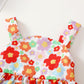 Baby Girl Dress Newborn Boho Summer Dress Halter Short Sleeve Floral Dresses Red Baby Outfit Set Infant Clothes For Girls 0-3 Mo