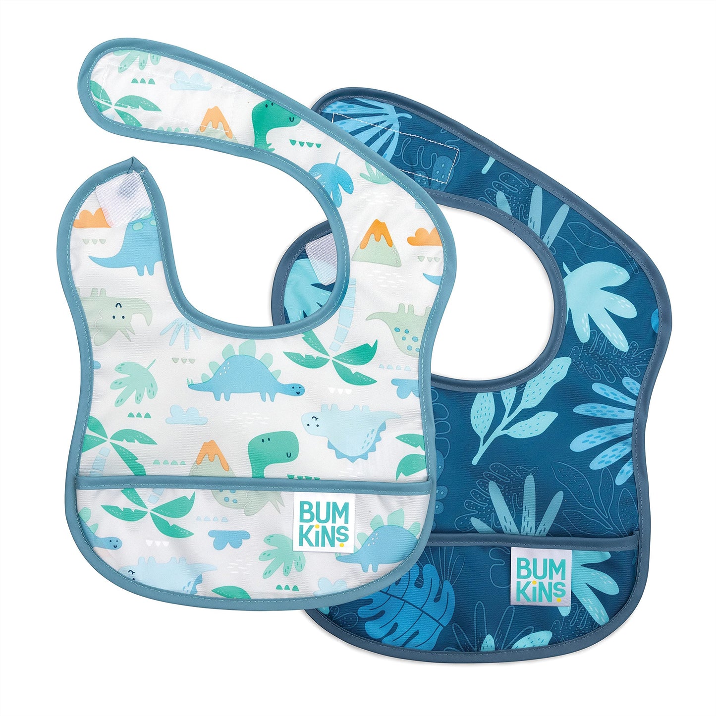 Bumkins Bibs, for Baby Girl or Boy, Infant 3-9 Months,Essential Must Have for Eating, Feeding, Baby Led Weaning, Mess Saving Wat