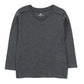 Honestbaby Unisex Baby 5-Pack Organic Cotton Long Sleeve T-Shirts Infant And Toddler Shirts, Gray Ombre, Newborn Us