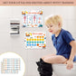 Construction Potty Training Sticker Chart, 10 Potty Charts With 216 Round Stickers & 1 Instruction Sheet, Potty Reward Sticker C