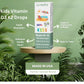 Go Healthy Vitamin D3 K2 (Mk-7) All-Trans Drops For Kids - Easy-To-Absorb Vegan D Liquid, Children'S Growth & Immune Support, Gl