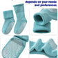 Sdbing Baby Boys Girls Grips Socks Infant Toddlers Kids Non Slip Warm Thick Cotton Ankle Crew Socks With Grippers (3-12 Months,