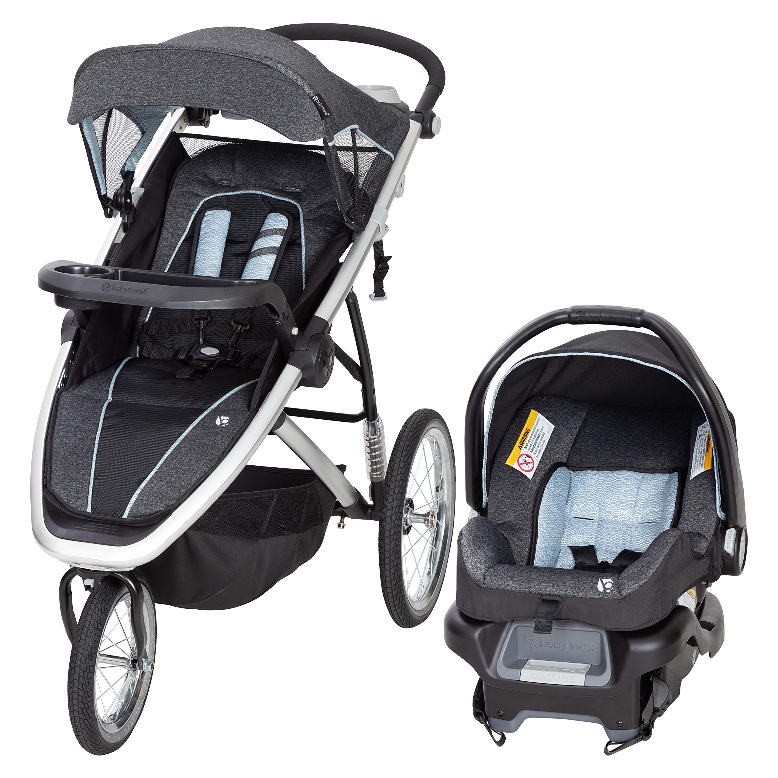 Baby Trend Go Gear Propel 35 Jogger Travel System, Blue Spectrum ...